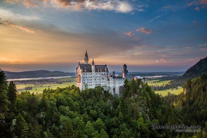 Vācijas Neuschwanstein pils