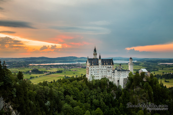 Vācijas Neuschwanstein pils