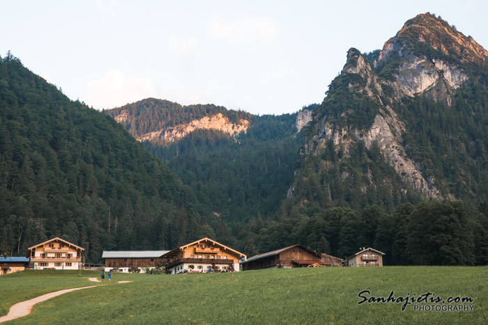 Konigsee kalnu ezers Vācijā