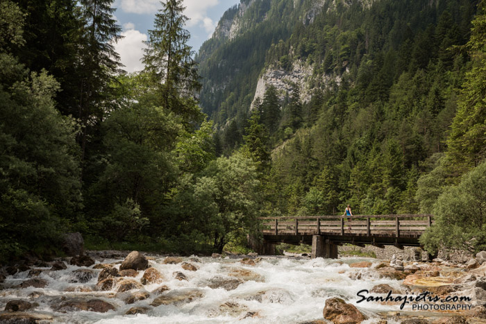 Wimbachklamm – kalnu upe Wimbach Vācijā