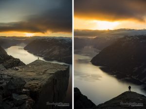 Norvegija Preikestolen