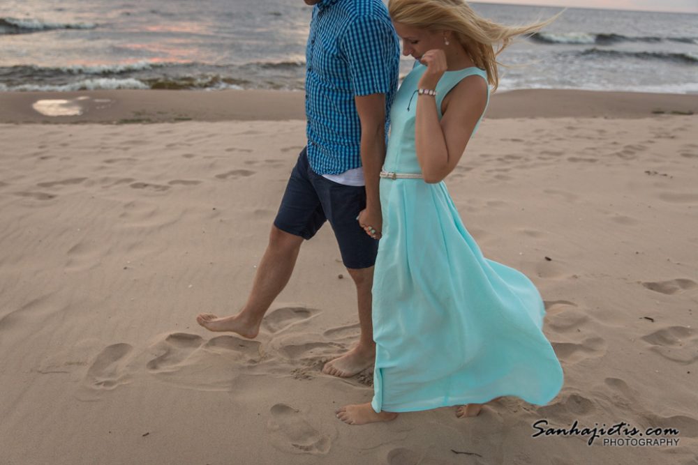 Pirmskāzu fotosesija Saulkrastos