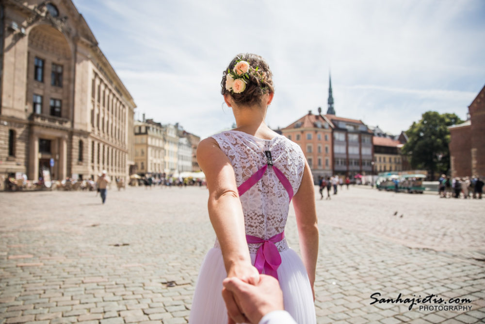 Kāzu fotosesija Vecrīgā